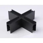 Коннектор X-образный для накладного шинопровода Magnetic GL3376 BK черный 170*170*53.7 от NovaLamp