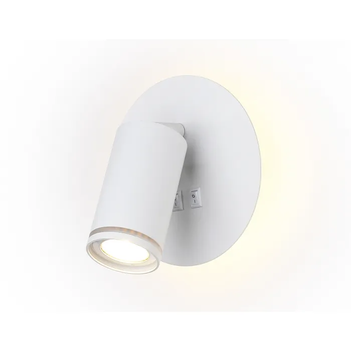 Светильник светодиодный настенный с выключателем FW2462 WH белый LED 4200K 7W D145*150 от NovaLamp