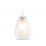 Подвесной светильник TR3534 WH/CL/FR белый/прозрачный/белый матовый E27 max 40W D120*800 от NovaLamp