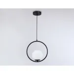 Подвесной светильник TR2592 BK черный E27 max 60W 300*150*1000 от NovaLamp