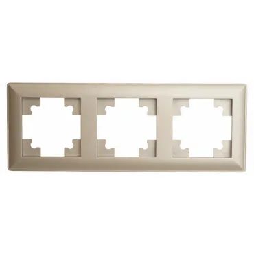 Рамка на 3 поста Stekker PFR00-7003-02 39804