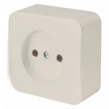 Розетка без заземления Stekker София 49484 Розетка без заземления Stekker София 49484