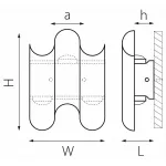 Накладной светильник Lightstar Bosso 341333 от ImperiumLoft