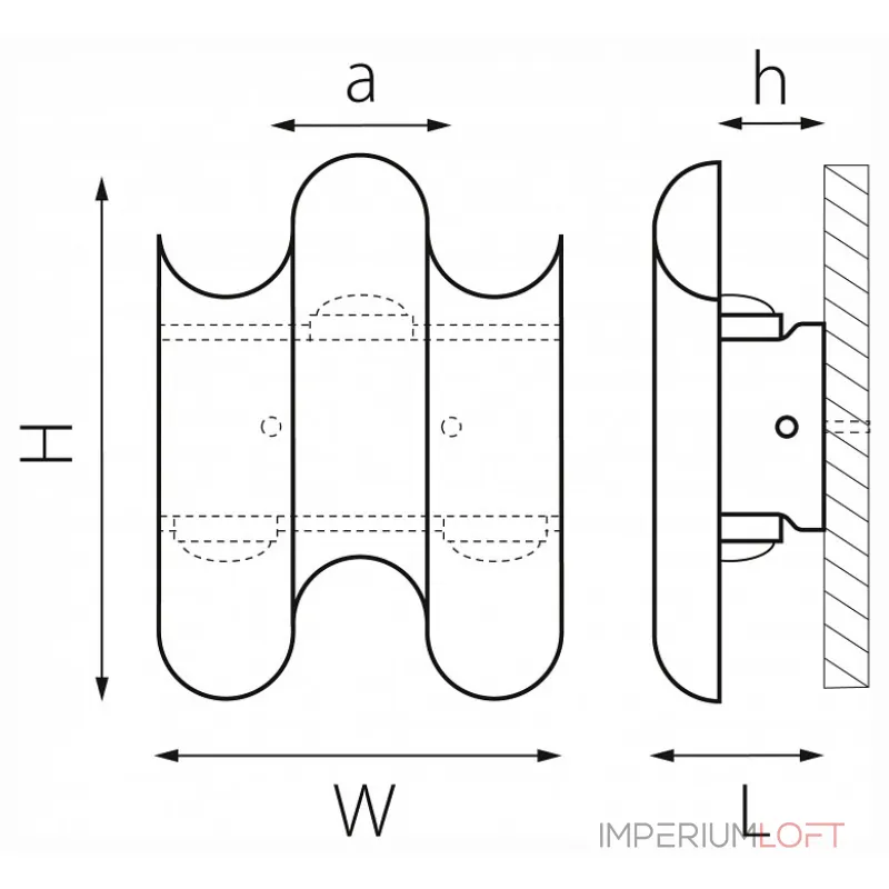 Накладной светильник Lightstar Bosso 341333 от ImperiumLoft Накладной светильник Lightstar Bosso 341333 от ImperiumLoft