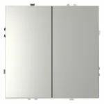 Выключатель двухклавишный без рамки Voltum S70 VLS020105 от ImperiumLoft