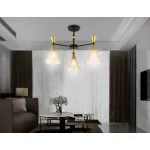 Подвесной светильник TR3169/3 BK/GD черный/золото E27/3 max 60W D580*380 от NovaLamp
