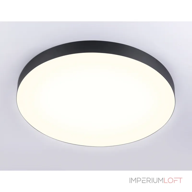 Светильник светодиодный потолочный FV5537 BK черный LED 90W 3000K D600*58 (Без ПДУ) от Ambrella