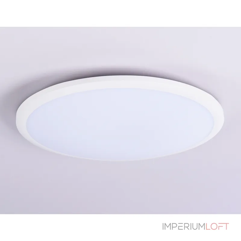 Потолочный светодиодный светильник FZ1232 WH белый IP44 48W 6400К D450*55 (Без ПДУ) от NovaLamp