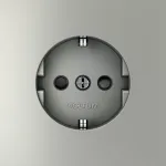 Розетка с заземлением и со шторкой без рамки Voltum S70 VLS040205 от ImperiumLoft
