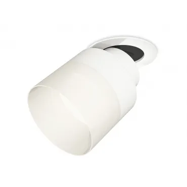 Комплект встраиваемого поворотного светильника с акрилом XM8101521 SWH/FR белый песок/белый матовый GX53 (A2241, A2105, C8101, N8402) от NovaLamp