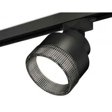 Комплект трекового светильника с композитным хрусталем XT8102041 SBK/BK черный песок/тонированный GX53 (A2526, A2106, C8102, N8484)