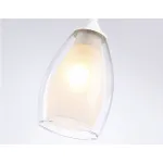 Подвесной светильник TR3534 WH/CL/FR белый/прозрачный/белый матовый E27 max 40W D120*800 от NovaLamp