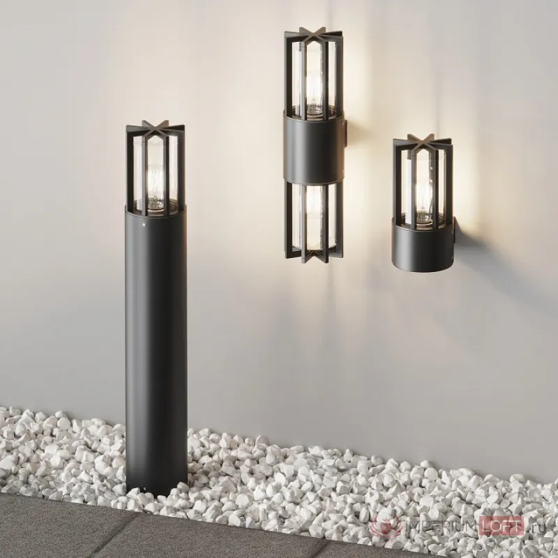 Наземный высокий светильник Maytoni Barrel O453FL-01GF от ImperiumLoft
