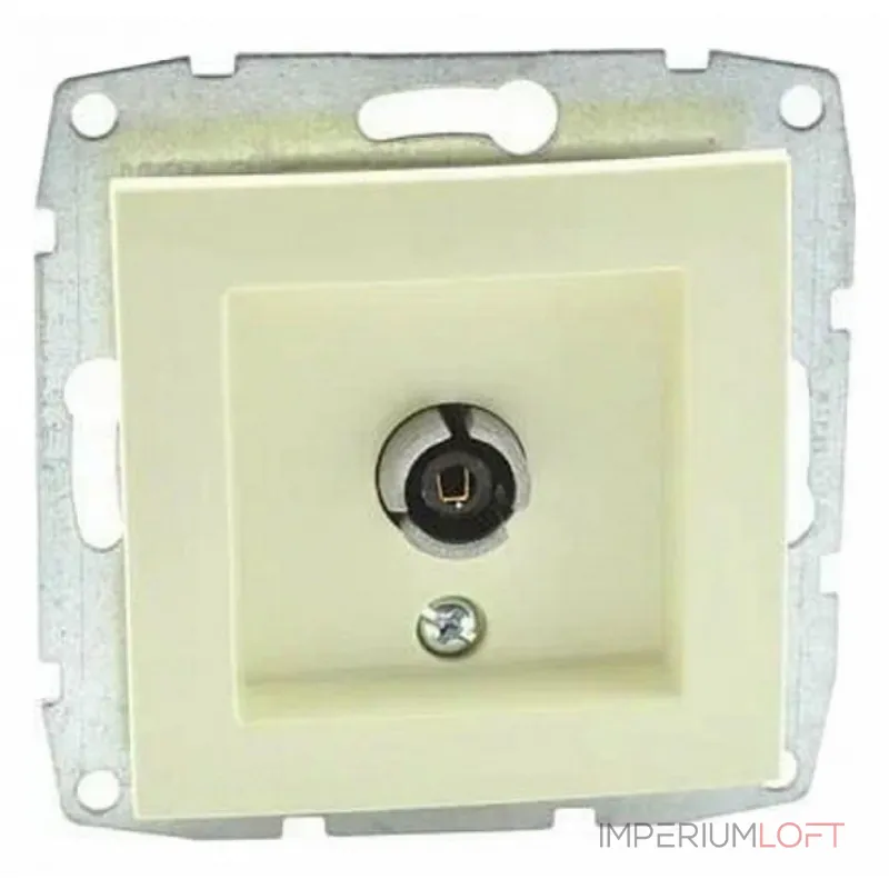 ТВ-розетка проходная без рамки Mono Electric Despina / Larissa 500-001705-137
