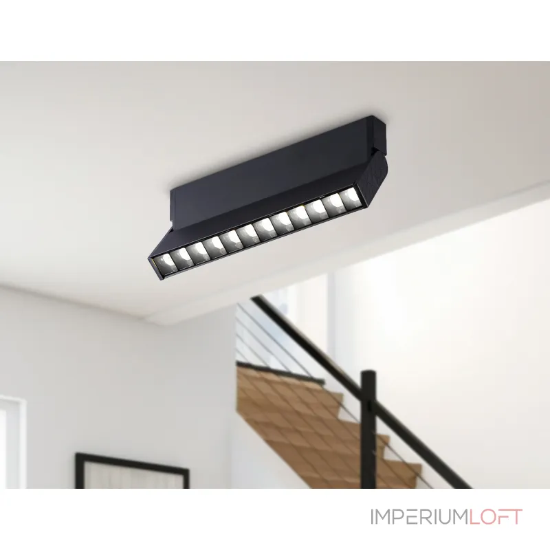 Светильник светодиодный накладной TA1829 BK черный LED 12W 4200K 230*22*87 от NovaLamp