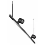 Светильник подвесной диммируемый (сенсер) IP20 LED 14W+14W 4000K 220-240V FERMO 359309 OVER NT24 000 Черный от ImperiumLoft