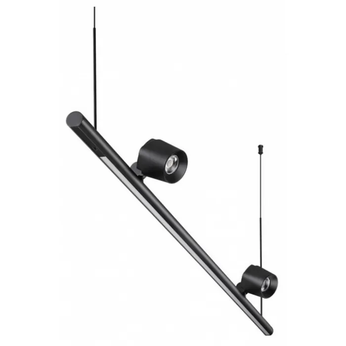 Светильник подвесной диммируемый (сенсер) IP20 LED 14W+14W 4000K 220-240V FERMO 359309 OVER NT24 000 Черный от ImperiumLoft