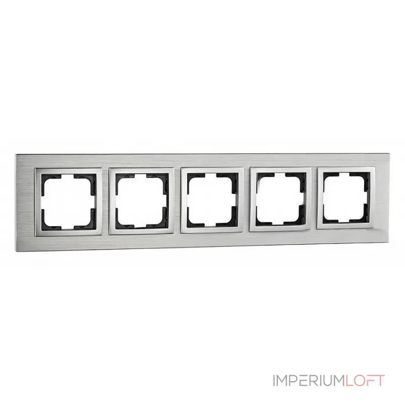 Рамка на 5 постов Mono Electric Style Aluminium 107-800000-164