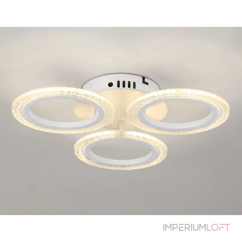 Потолочный светодиодный светильник с пультом FA4050/3 WH белый 4200K/3000/6400K 30W D490*65 (ПДУ ИК) от NovaLamp Потолочный светодиодный светильник с пультом FA4050/3 WH белый 4200K/3000/6400K 30W D490*65 (ПДУ ИК) от NovaLamp