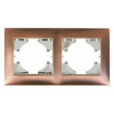 Рамка на 2 поста Gusi Electric BRAVO С1020-038