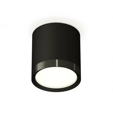 Комплект накладного светильника XS8142002 SBK/PBK черный песок/черный полированный GX53 (C8142, N8113) от NovaLamp
