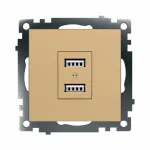 Розетка USB без рамки Stekker Катрин 49229