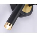 Настенный светодиодный светильник FL51652/1+1 BK/GD черный/золото 10W 4200K 500*227*90 от NovaLamp