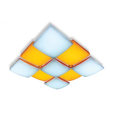 Потолочный светодиодный светильник с пультом FA1724/5 GD золото 3000K/4200K/6400K 113W 630*600*100 (ПДУ РАДИО 2.4G)