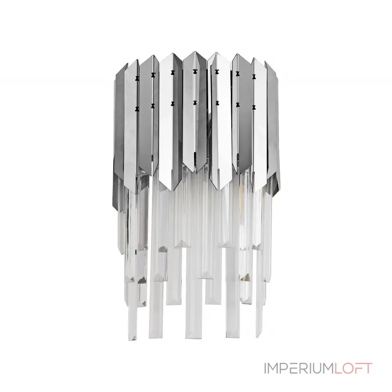 Настенный светильник с хрусталем TR5288/2 CH/CL хром/прозрачный E14/2 max 40W 370*220*110 от NovaLamp Настенный светильник с хрусталем TR5288/2 CH/CL хром/прозрачный E14/2 max 40W 370*220*110 от NovaLamp