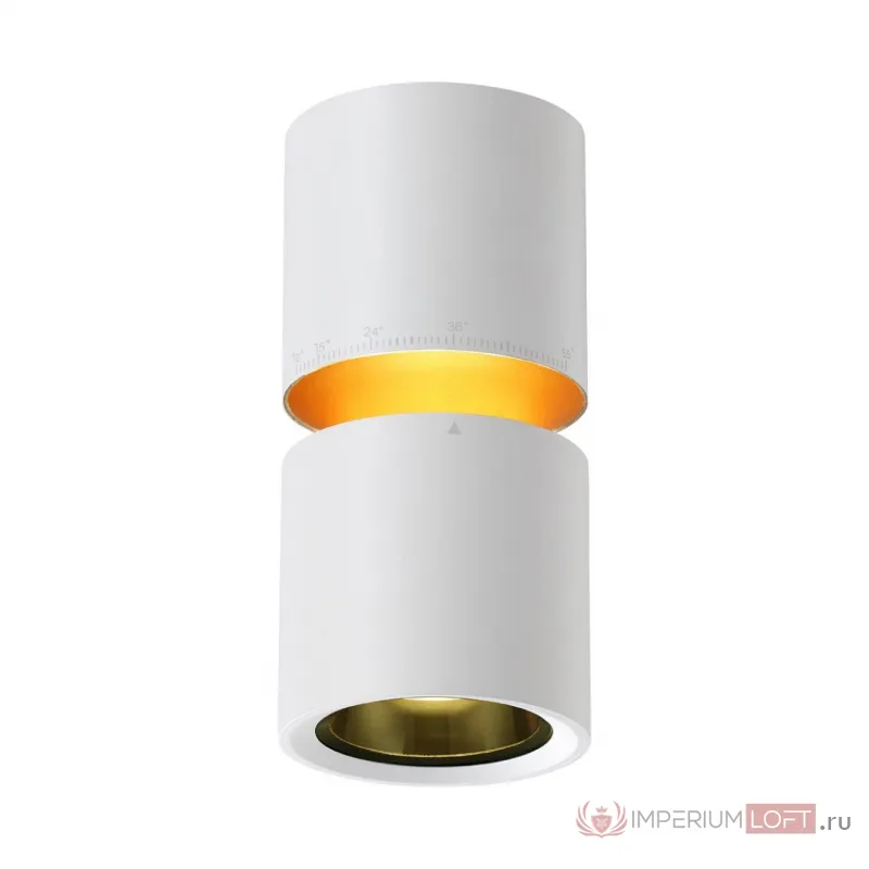 Светильник накладной светодиодный IP20 LED 10W/3W 3000K 1090Лм 170-265V ARISTO 359337 OVER NT24 000 Белый от ImperiumLoft