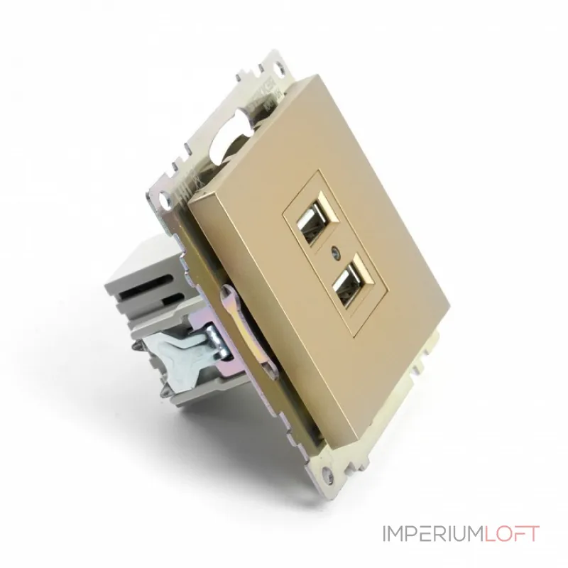 Розетка USB без рамки Stekker Катрин 49229 Розетка USB без рамки Stekker Катрин 49229