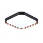 Потолочный светодиодный светильник FZ1265 BK/PGD черный/золото розовое 18W 5000K 250*250*60 (Без ПДУ) от NovaLamp