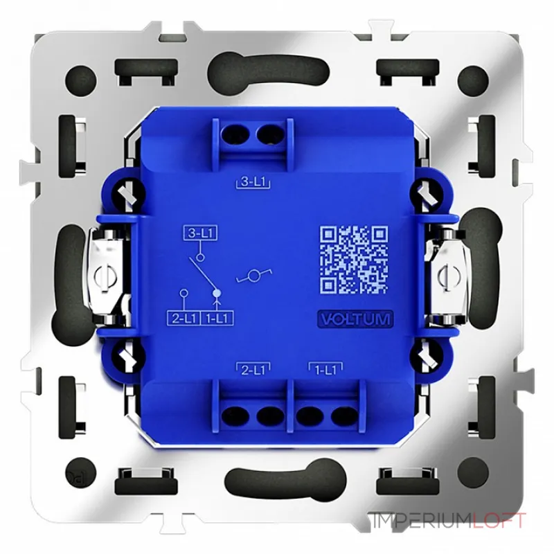 Выключатель проходной одноклавишный без рамки Voltum S70 VLS010307 от ImperiumLoft Выключатель проходной одноклавишный без рамки Voltum S70 VLS010307 от ImperiumLoft