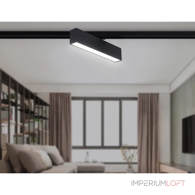 Светильник светодиодный трековый GL6767 BK черный LED 12W 4200K 300*22*48 от NovaLamp