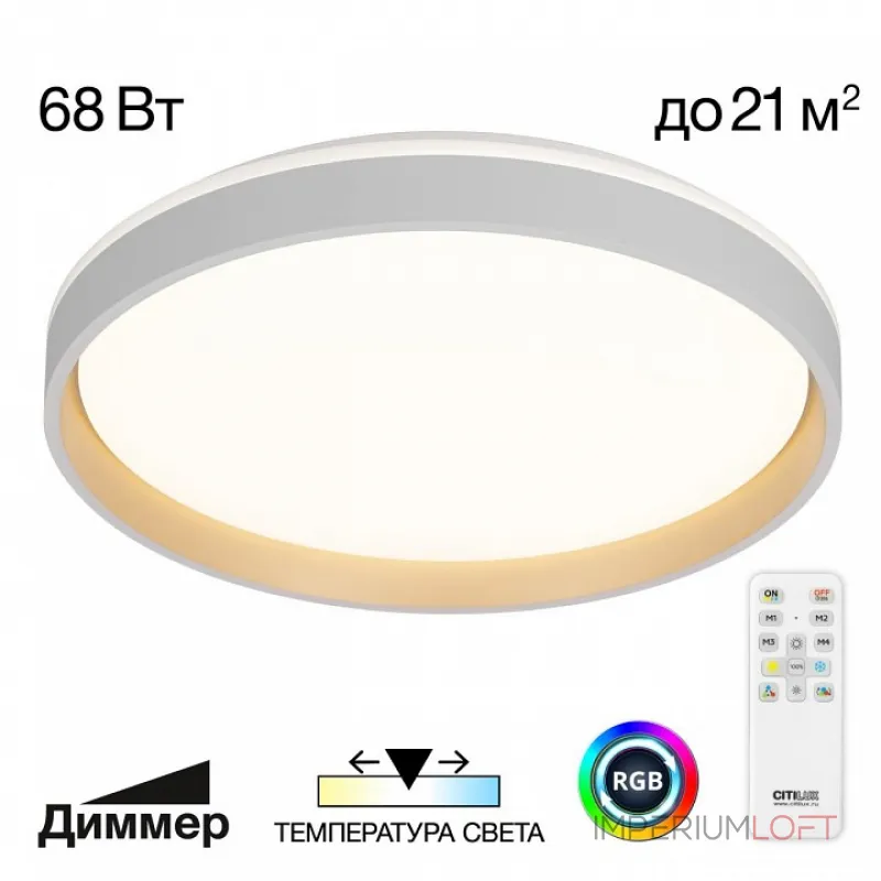 Накладной светильник Citilux ENZO CL753450G