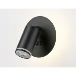 Светильник светодиодный настенный с выключателем FW2463 BK черный LED 4200K 7W D145*150 от NovaLamp