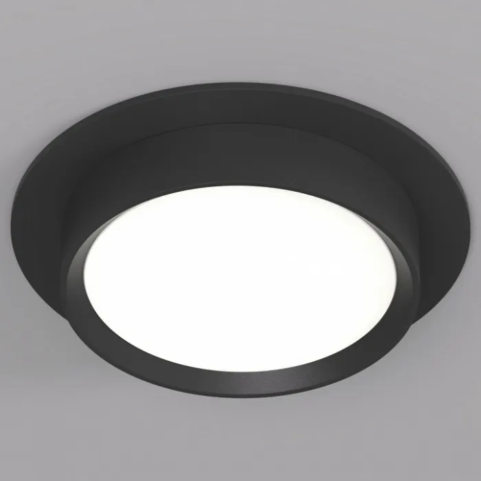 Встраиваемый светильник Denkirs FLAT DK2090-BK от ImperiumLoft