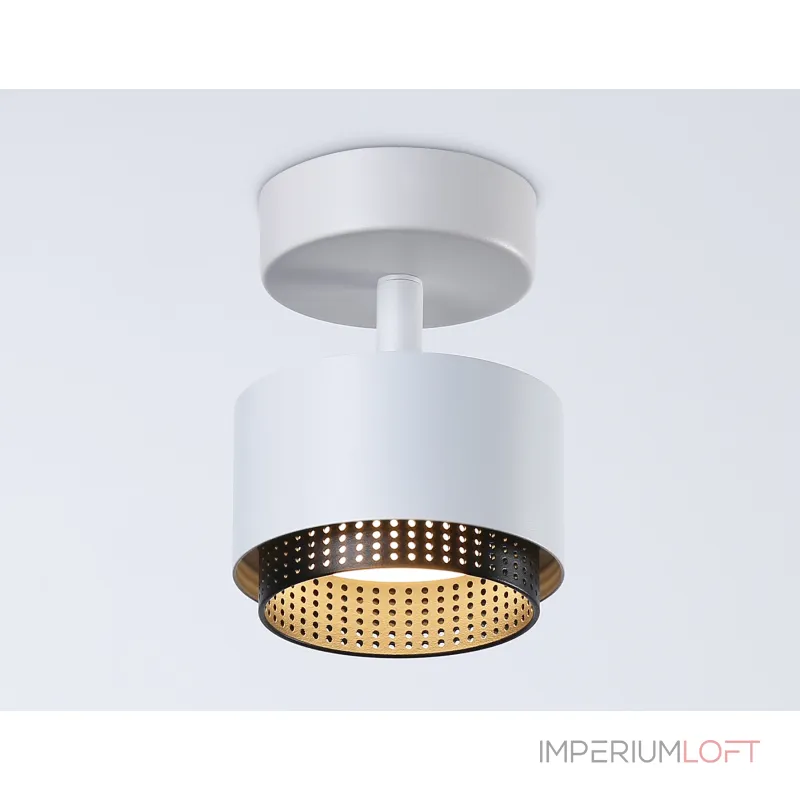 Светильник накладной TN71279 WH/BK белый/черный GX53 max 12W D95*137 от NovaLamp