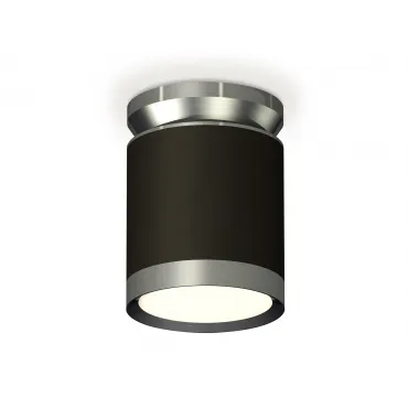 Комплект накладного светильника XS8142040 SBK/PPH черный песок/графит полированный GX53 (N8919, C8142, N8133)