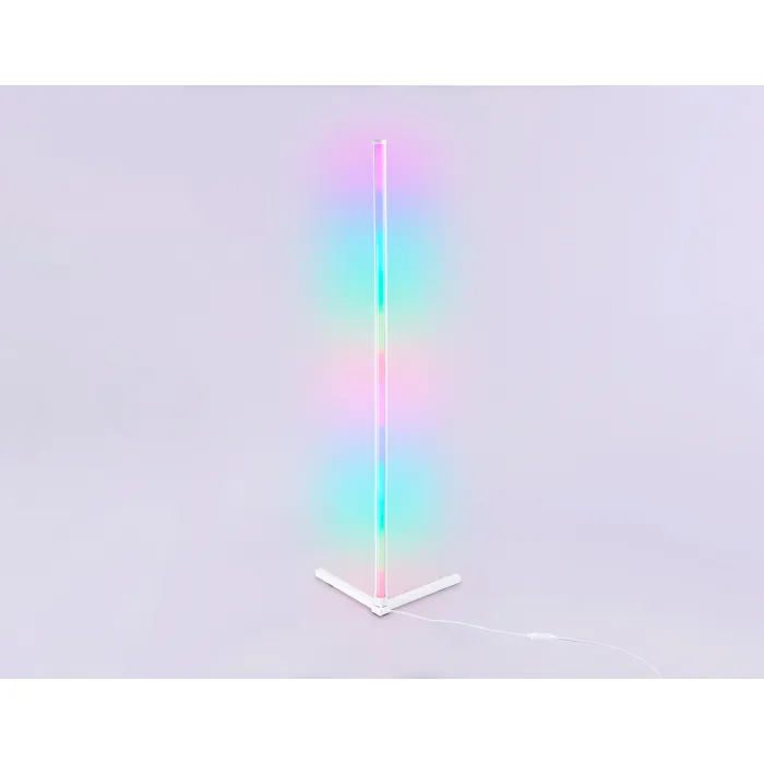 Светильник светодиодный напольный RGB с пультом FL8020 WH белый LED 15W RGB D32*1250 (ПДУ РАДИО 2.4G) от NovaLamp
