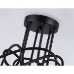 Потолочный светильник в стиле лофт TR80419/5 BK/GD черный/золото E27/5 max 60W D690*370 от NovaLamp