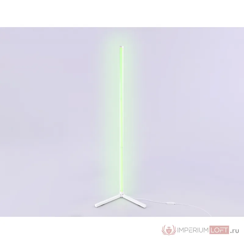 Светильник светодиодный напольный RGB с пультом FL8020 WH белый LED 15W RGB D32*1250 (ПДУ РАДИО 2.4G) от NovaLamp