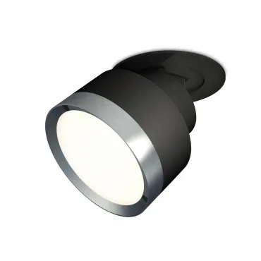 Комплект встраиваемого поворотного светильника XM8102504 SBK/PPH черный песок/графит полированный GX53 (A2242, A2106, C8102, N8133)