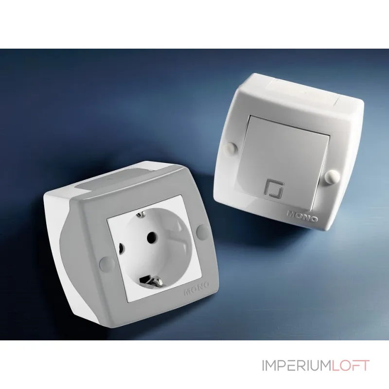 Выключатель проходной одноклавишный Mono Electric Octans IP20 104-020001-109 Выключатель проходной одноклавишный Mono Electric Octans IP20 104-020001-109