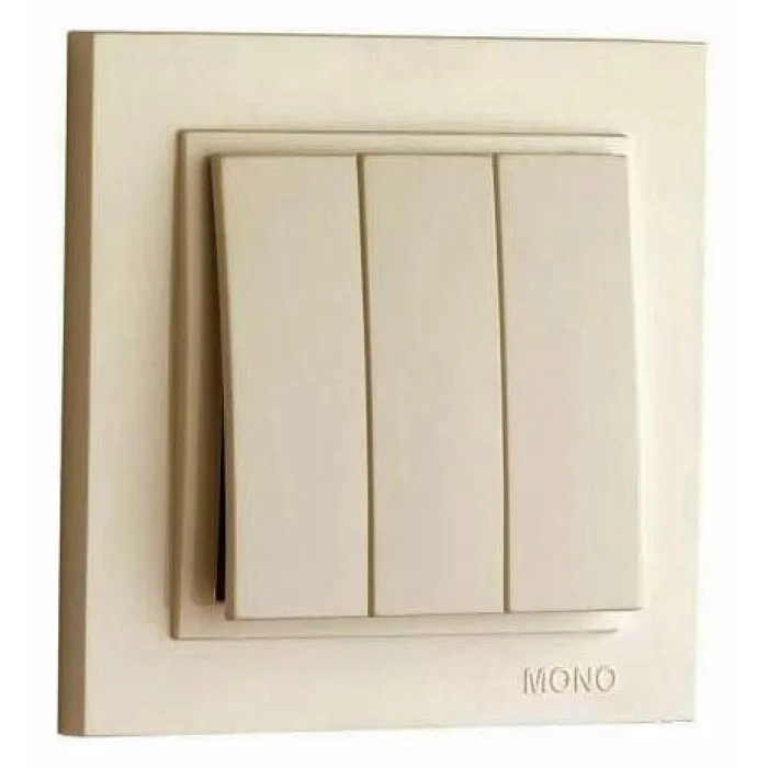 Выключатель трехклавишный Mono Electric Despina 102-170022-114 от ImperiumLoft