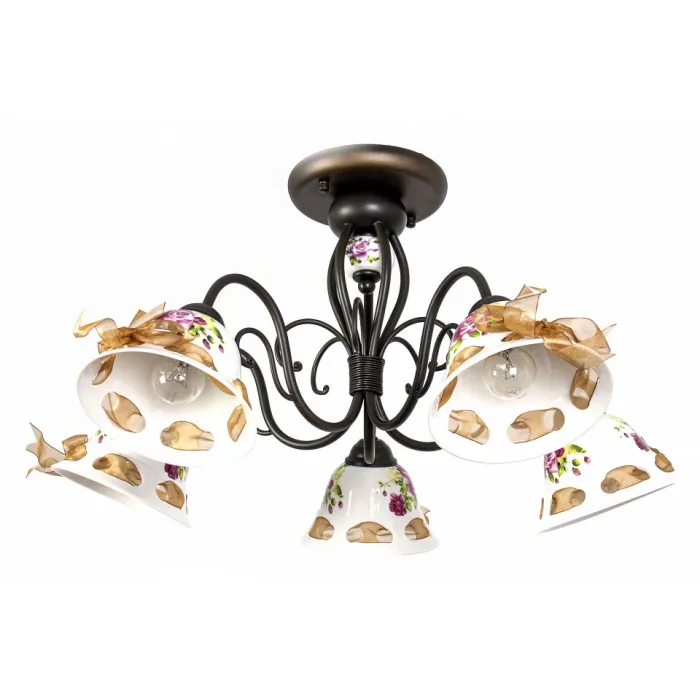 Люстра на штанге Abrasax Emilia MDK9424/5B Coffee от ImperiumLoft