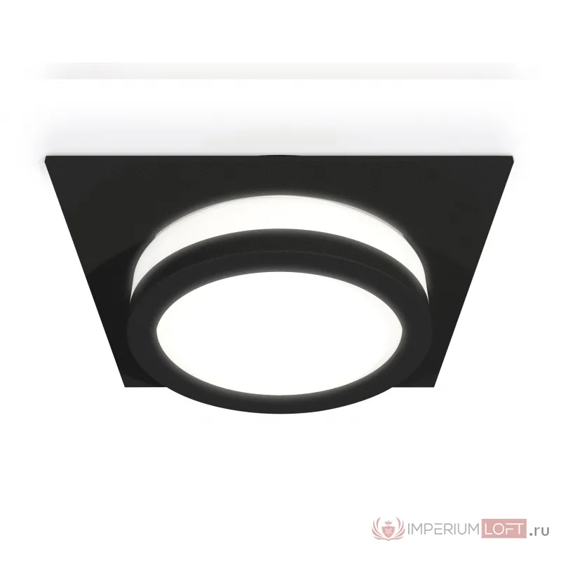 Комплект встраиваемого светильника XC8062017 SBK/FR черный песок/белый матовый GX53 (C8062, N8415) от NovaLamp