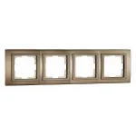 Рамка на 4 поста Mono Electric Style Aluminium 107-810000-163 от ImperiumLoft