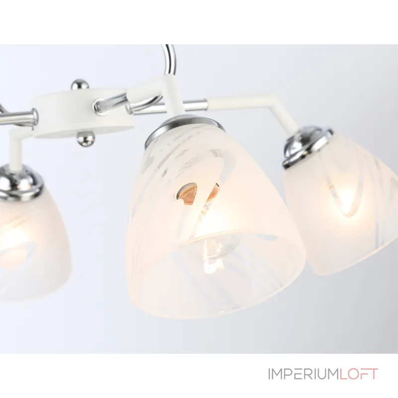 Светильник подвесной TR303291/4 WH/CH/FR белый/хром/белый матовый E27*4 max 60W D590*380 от NovaLamp Светильник подвесной TR303291/4 WH/CH/FR белый/хром/белый матовый E27*4 max 60W D590*380 от NovaLamp