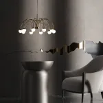 Люстра на штанге Eurosvet Ragno 90030/10 LED золото от ImperiumLoft